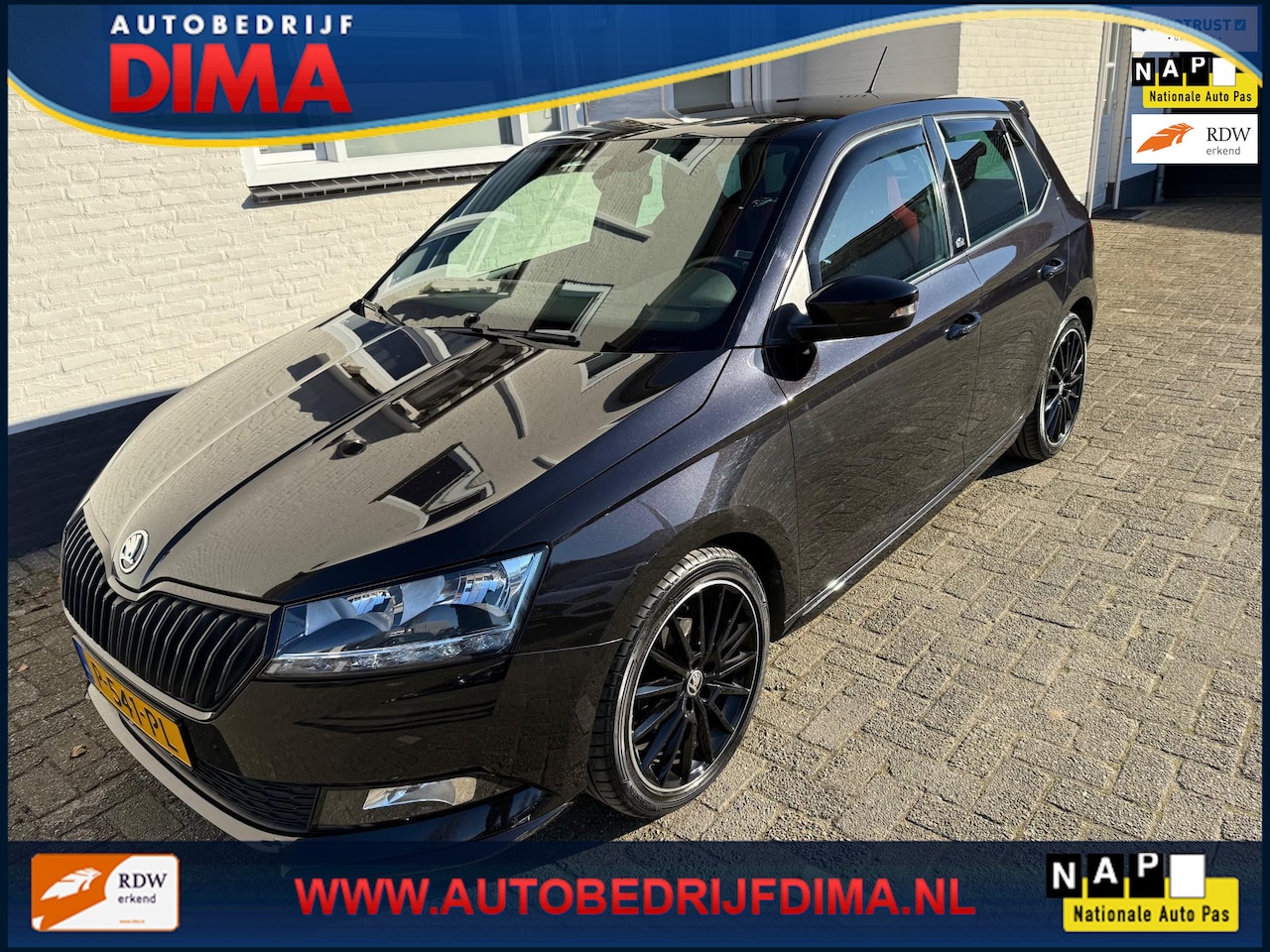 Skoda Fabia - 1.0 TSI Business Edition Monte Carlo/ Navi/ Camera/ ECC/ PDC/ Cruise Control - AutoWereld.nl