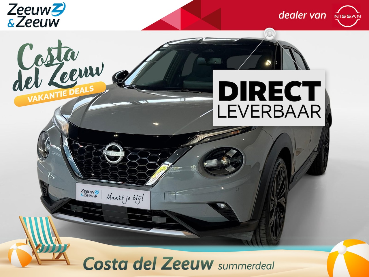 Nissan Juke - 1.6 Hybrid N-Sport *Technolgypack*Col pack light*19ich zwarte velgen*Automaat*360grd camer - AutoWereld.nl