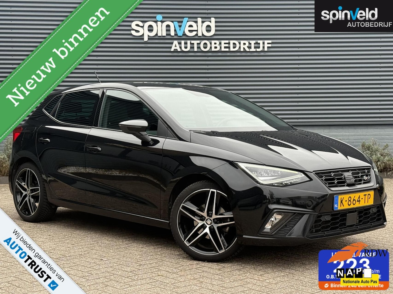 SEAT Ibiza - 1.0 TSI FR Business Intense BJ`21 NAP NL Navi Cam - AutoWereld.nl