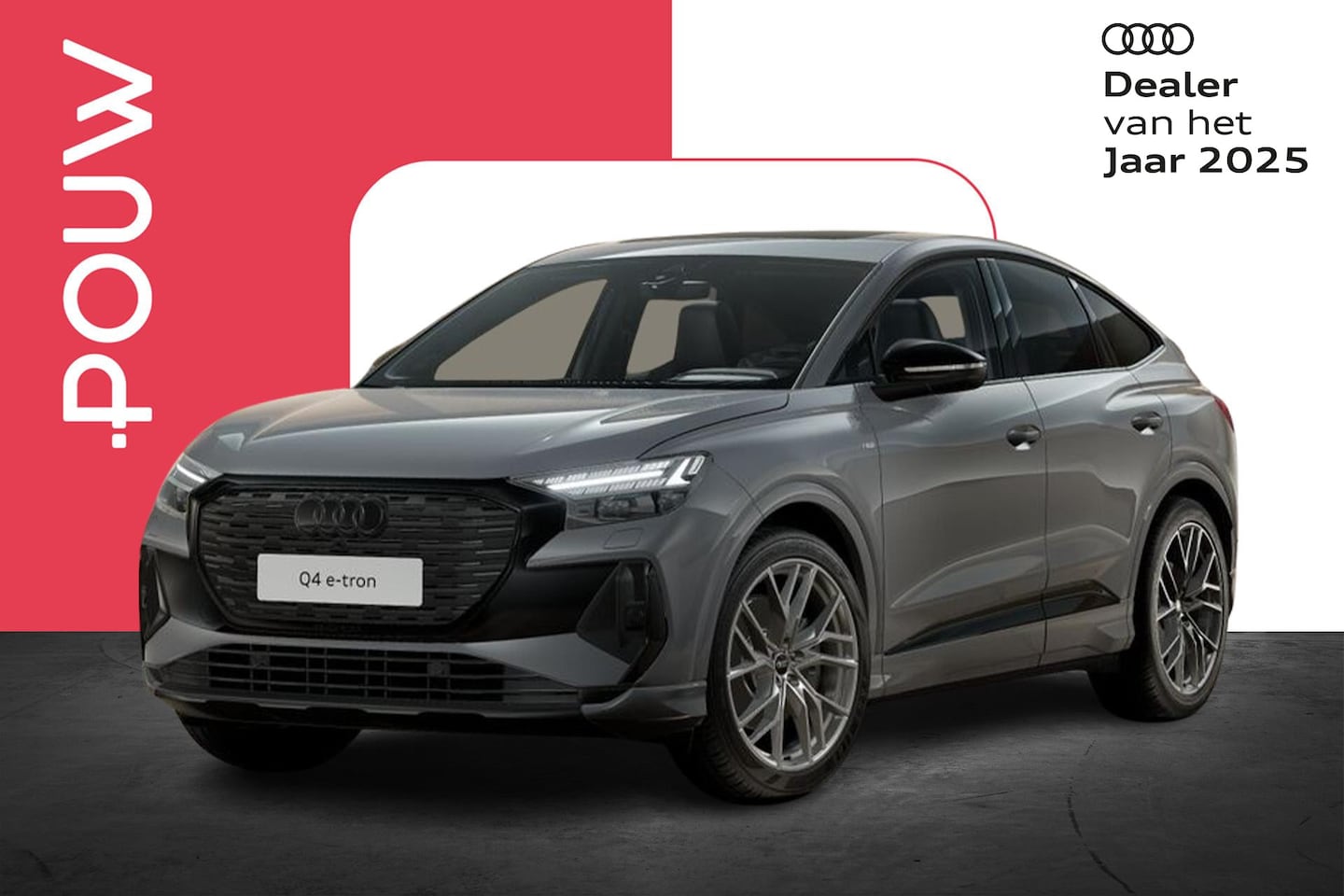 Audi Q4 Sportback e-tron - 45 quattro 286pkS Edition Competition 82 kWh | Panoramadak | 21" Velgen - AutoWereld.nl