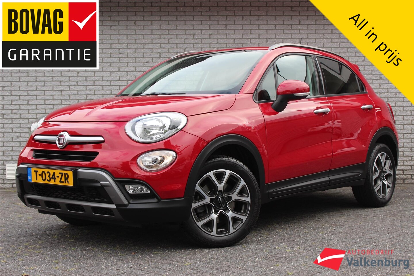 Fiat 500 X - Cross 1.4 Turbo MultiAir Cross | Cruise | Navi | Parkeersensoren | Stoelverwarming - AutoWereld.nl