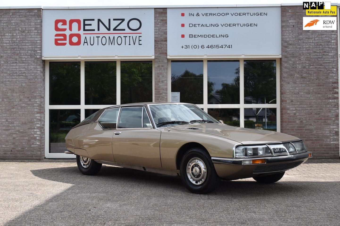 Citroën SM - Nederlands geleverd Patina Mooiste van Nederland Maserati motor - AutoWereld.nl