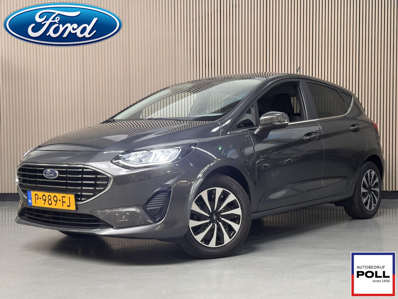 Ford Fiesta - 1.0 EcoBoost Titanium Navi Climat Cruise Parkeersensoren Privacy Glass Draadloos opladen - AutoWereld.nl