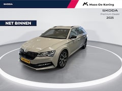 Skoda Superb Combi - 1.5 TSI 150pk DSG ACT Sportline Business · Keyless · Camera · Apple/Android Car Play · Nav