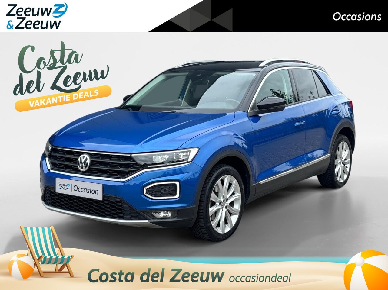 Volkswagen T-Roc - 115PK TSI Style | Elektrische Achterklep | Adaptieve Cruise Control | Navi | Parkeersensor - AutoWereld.nl