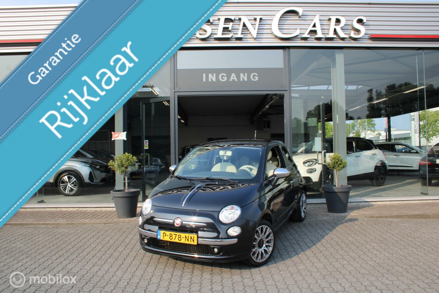 Fiat 500 - 1.2 Lounge/Pano/Lm/Half leder/tel/ - AutoWereld.nl