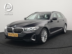 BMW 5-serie Touring - 530e Luxury Line Plug In Hybrid 294pk Dealer O.H PHEV | Trekhaak Af Fabriek | Panodak | Ca