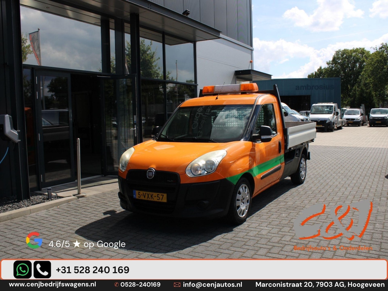 Fiat Doblò - 1.6 MultiJet Maxi pick up elek pakket - AutoWereld.nl
