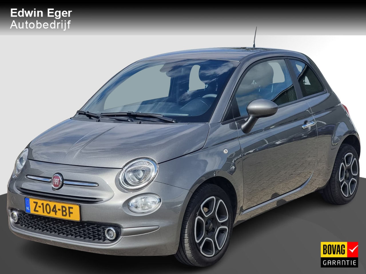 Fiat 500 - 1.0 Hybrid Club | Parkeersensoren | Ultra Navi Scherm | Apple carplay | Andriod Auto | - AutoWereld.nl