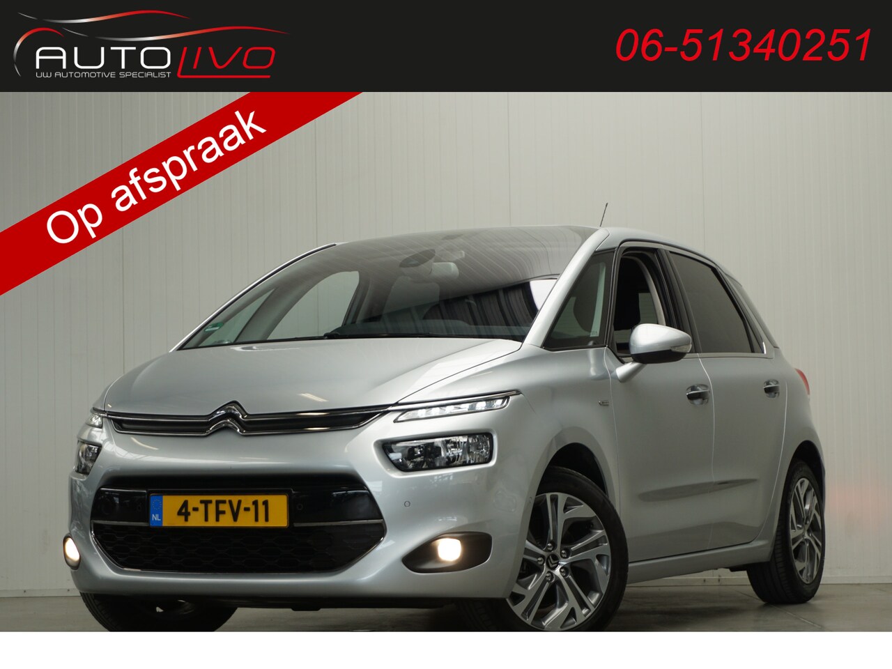 Citroën C4 Picasso - 1.6 THP Exclusive 157 PK! MASSAGE H. LEER NAVI CLIMA CAMERA PDC TREKHAAK etc. - AutoWereld.nl