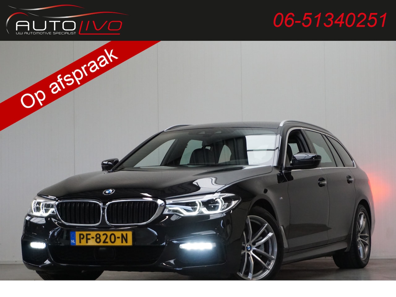 BMW 5-serie Touring - 520d High Executive M-SPORT! BOM VOL! NL AUTO! - AutoWereld.nl
