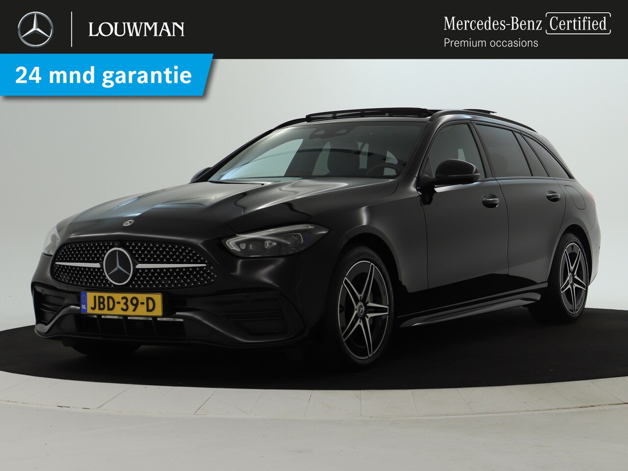 Mercedes-Benz C-klasse Estate - 300 e AMG Line | AMG line | Night Pakket | Trekhaak | Panorama Schuif-Kanteldak | Distroni - AutoWereld.nl