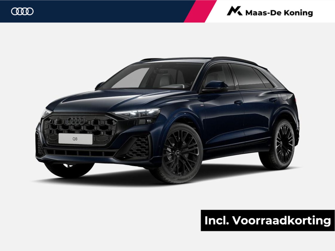 Audi Q8 - 55 TFSI e quattro Pro Line S 394 PK · 22" LM Velgen · Glazen panoramdak · B&O Premium 3D · - AutoWereld.nl
