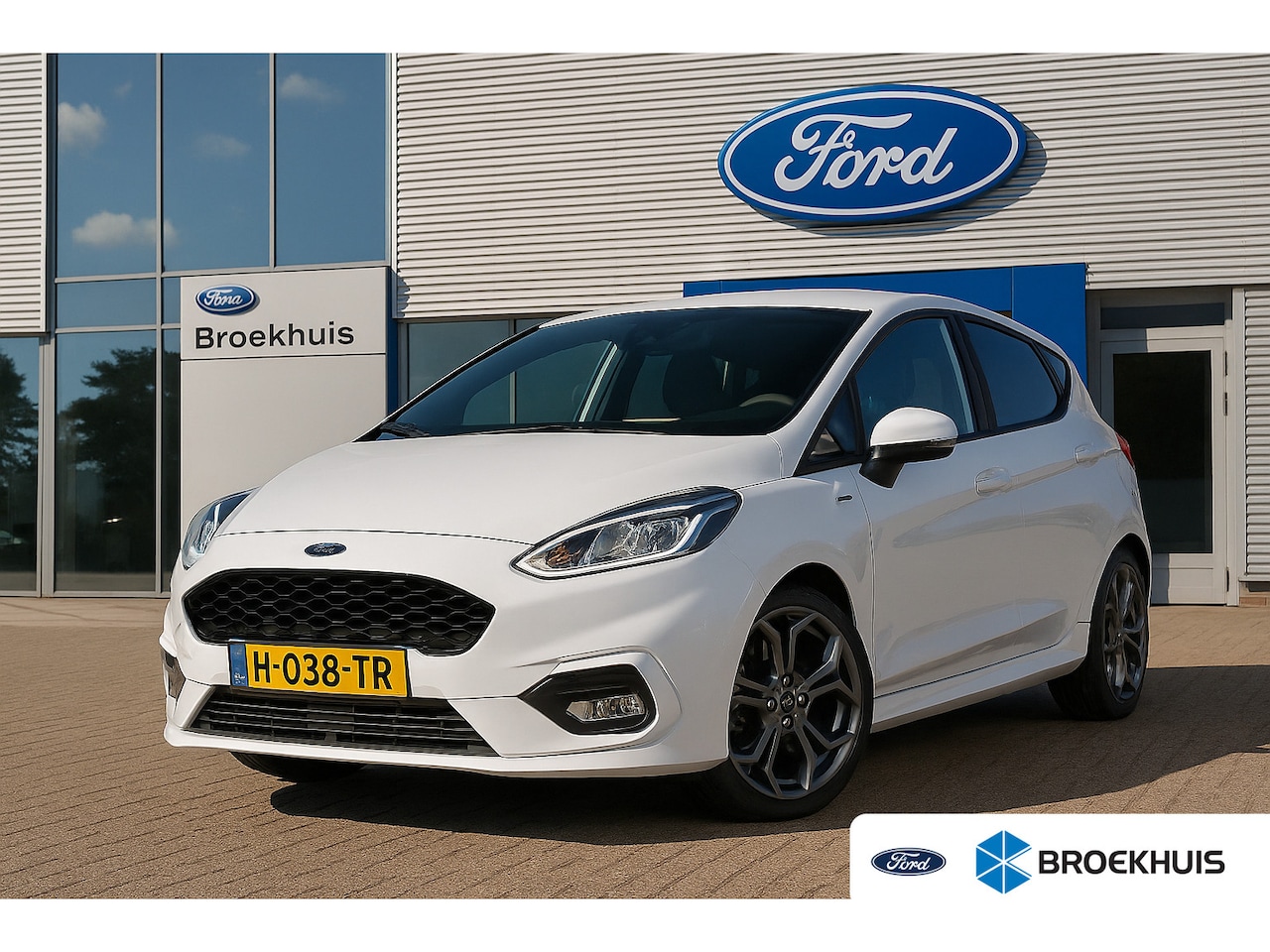 Ford Fiesta - 1.0EB ST-Line | NL-AUTO! | 1 EIGENAAR | WINTERPACK | PARK SENS | LED | CRUISE | NAVI CLIMA - AutoWereld.nl