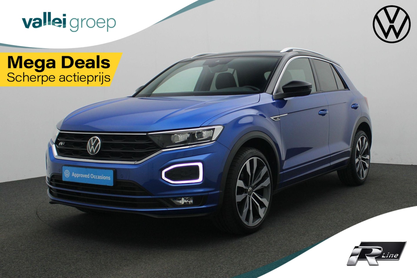 Volkswagen T-Roc - 1.5 TSI 150 pk DSG Sport Business R / R-Line | Achteruitrijcamera | Stoelverwarming | Appl - AutoWereld.nl