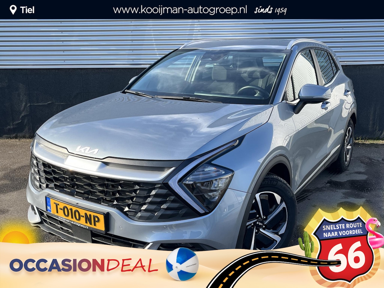 Kia Sportage - 1.6 T-GDi MHEV DynamicLine Trekhaak, Navigatie, Nieuw geleverd, Dealeronderhouden, BTW-aut - AutoWereld.nl