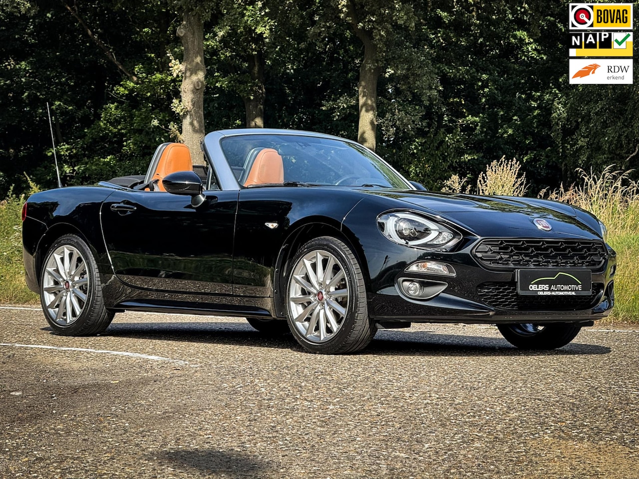 Fiat 124 Spider - 1.4 MultiAir Turbo Lusso | Bose audio | Navi | Clima | Cruise | Leder | Camera | Stoelverw - AutoWereld.nl