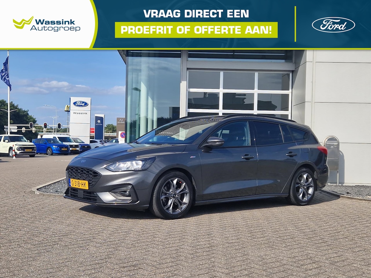 Ford Focus Wagon - 1.5 EcoBoost 150pk Automaat ST-Line Business I 1500 KG trekvermogen | Navigatie | Apple Ca - AutoWereld.nl