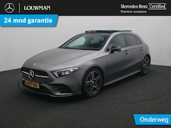 Mercedes-Benz A-klasse - 160 Business Solution AMG AMG Line | Night Pakket | Panorama Schuif-Kanteldak | Sfeerverli