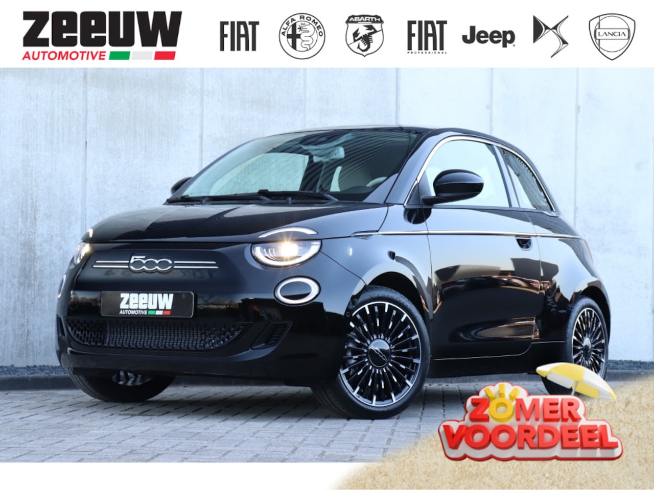 Fiat 500e - La Prima 42 kWh | Schuifdak | Technology | Winter | 17" - AutoWereld.nl