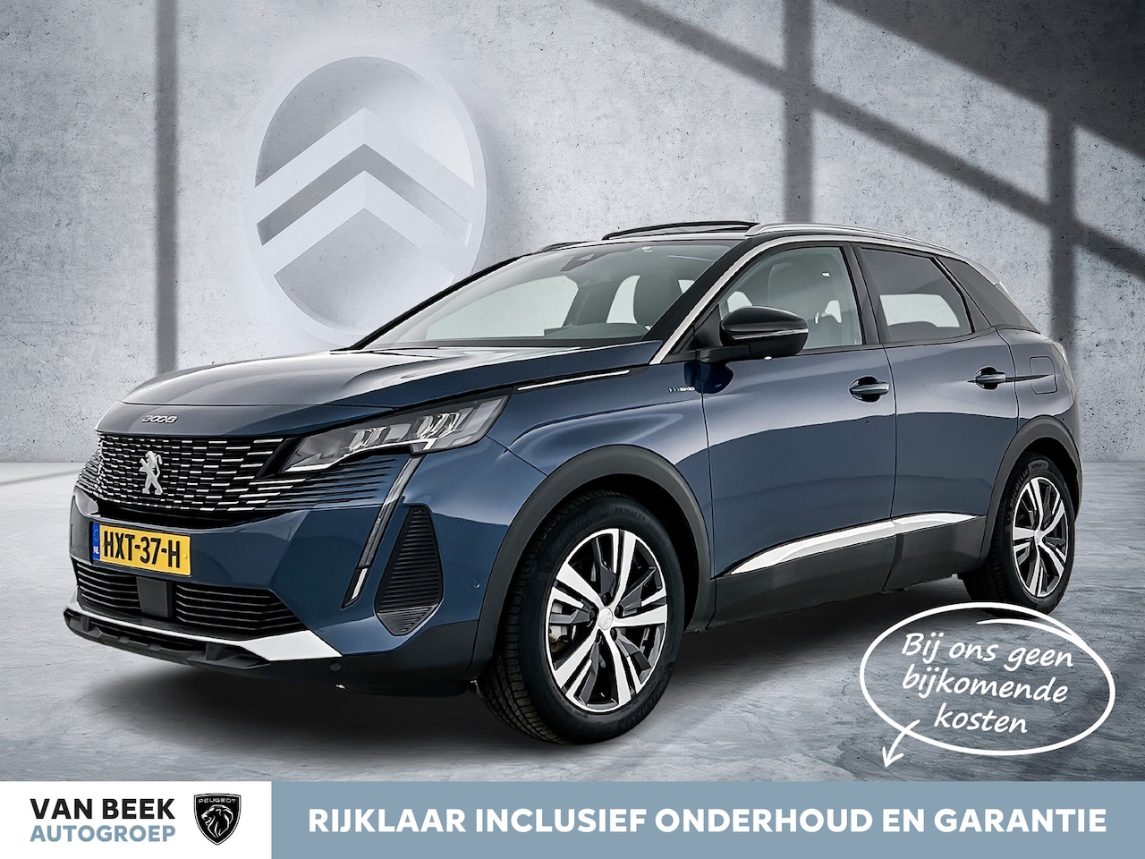 Peugeot 3008 - Plug-in Hybride 225pk Automaat Allure | Rijklaar| Panorama dak | elektr achterklep | - AutoWereld.nl