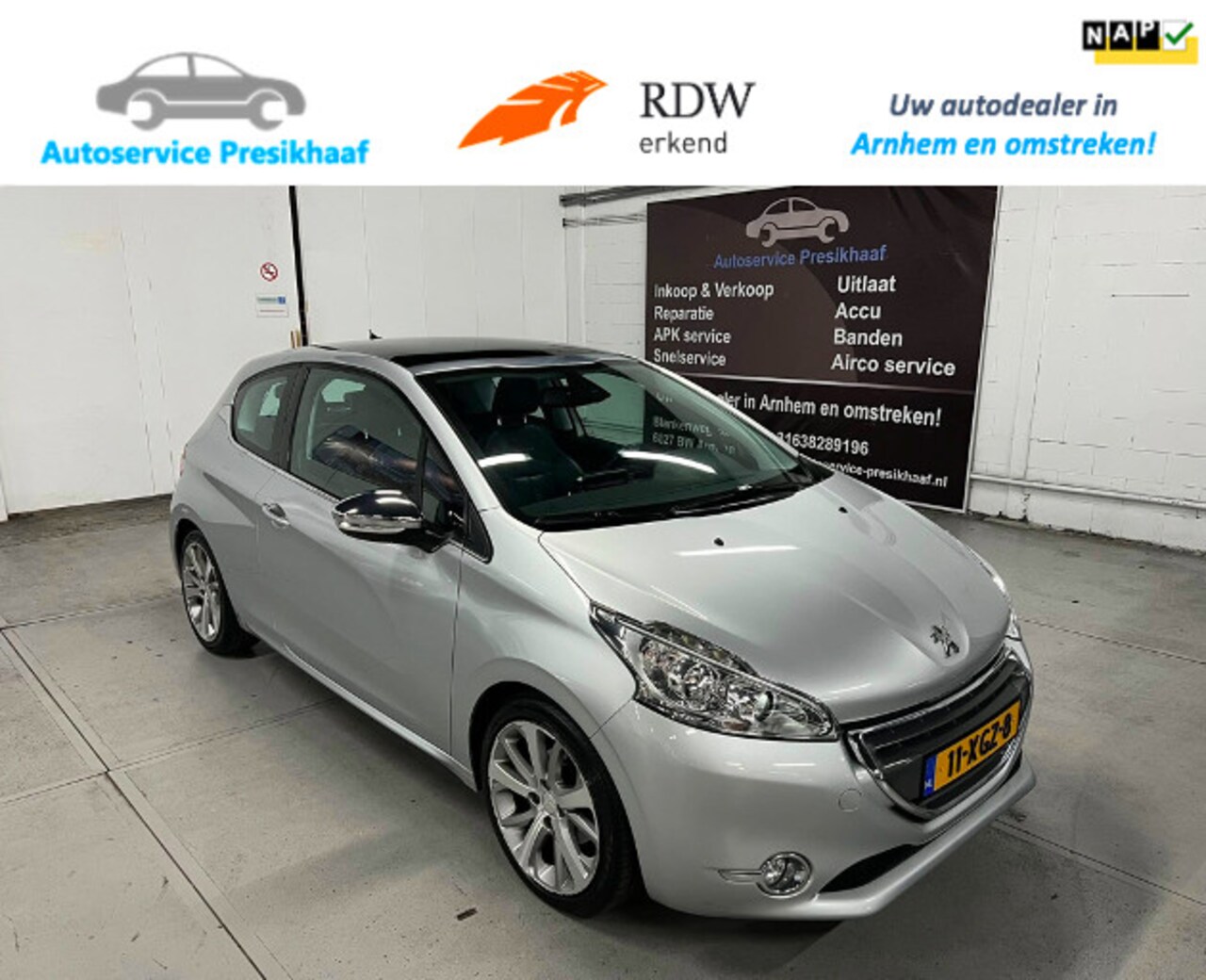 Peugeot 208 - 1.6 VTi Allure VOL-LEDER / PANORAMADAK - AutoWereld.nl