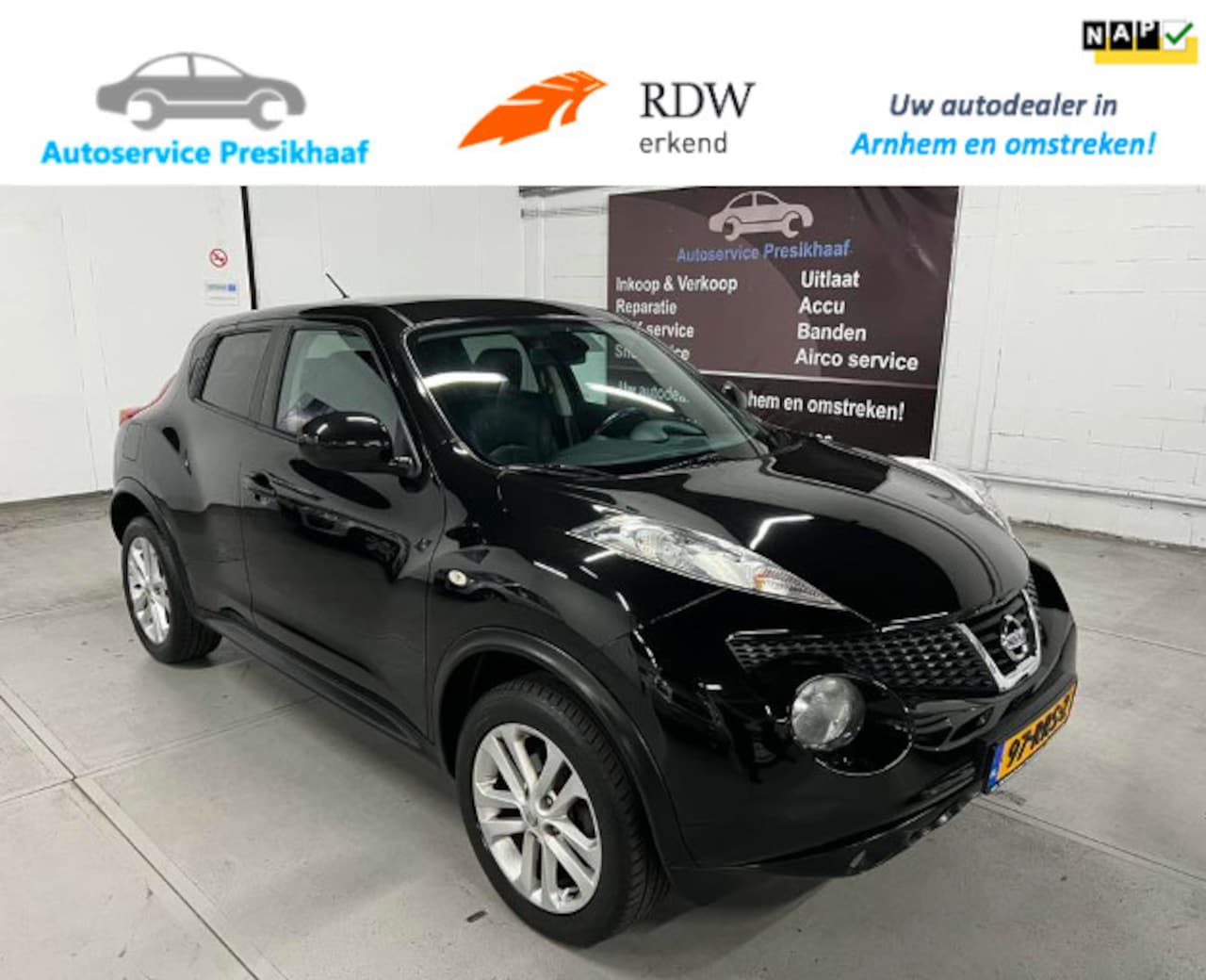 Nissan Juke - 1.6 Tekna CAMERA / NAP / VOL-LEDER - AutoWereld.nl