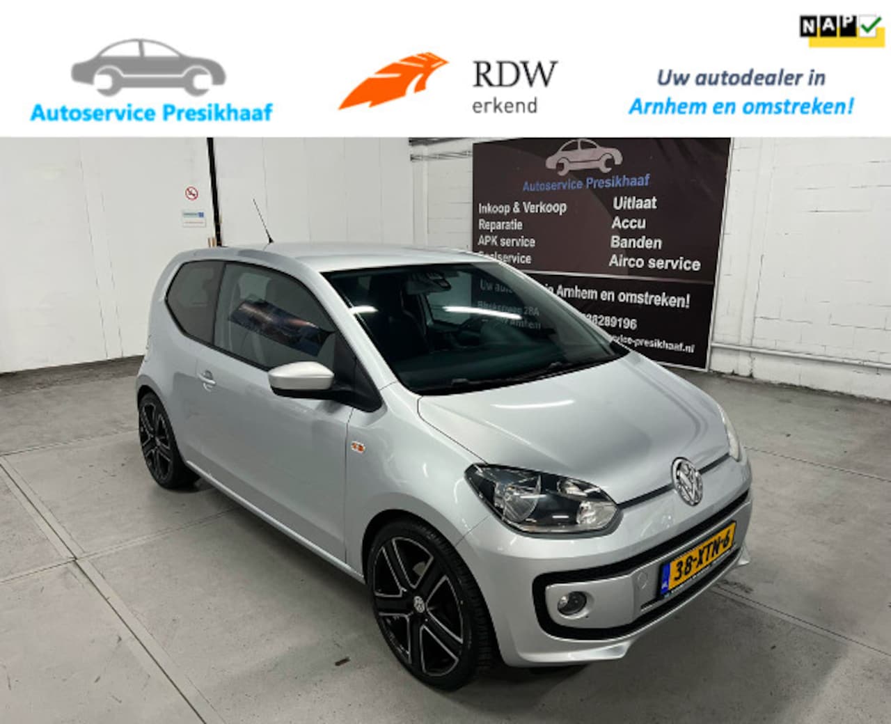 Volkswagen Up! - 1.0 high up! BlueMotion AIRCO / CRUISE / NAVI - AutoWereld.nl