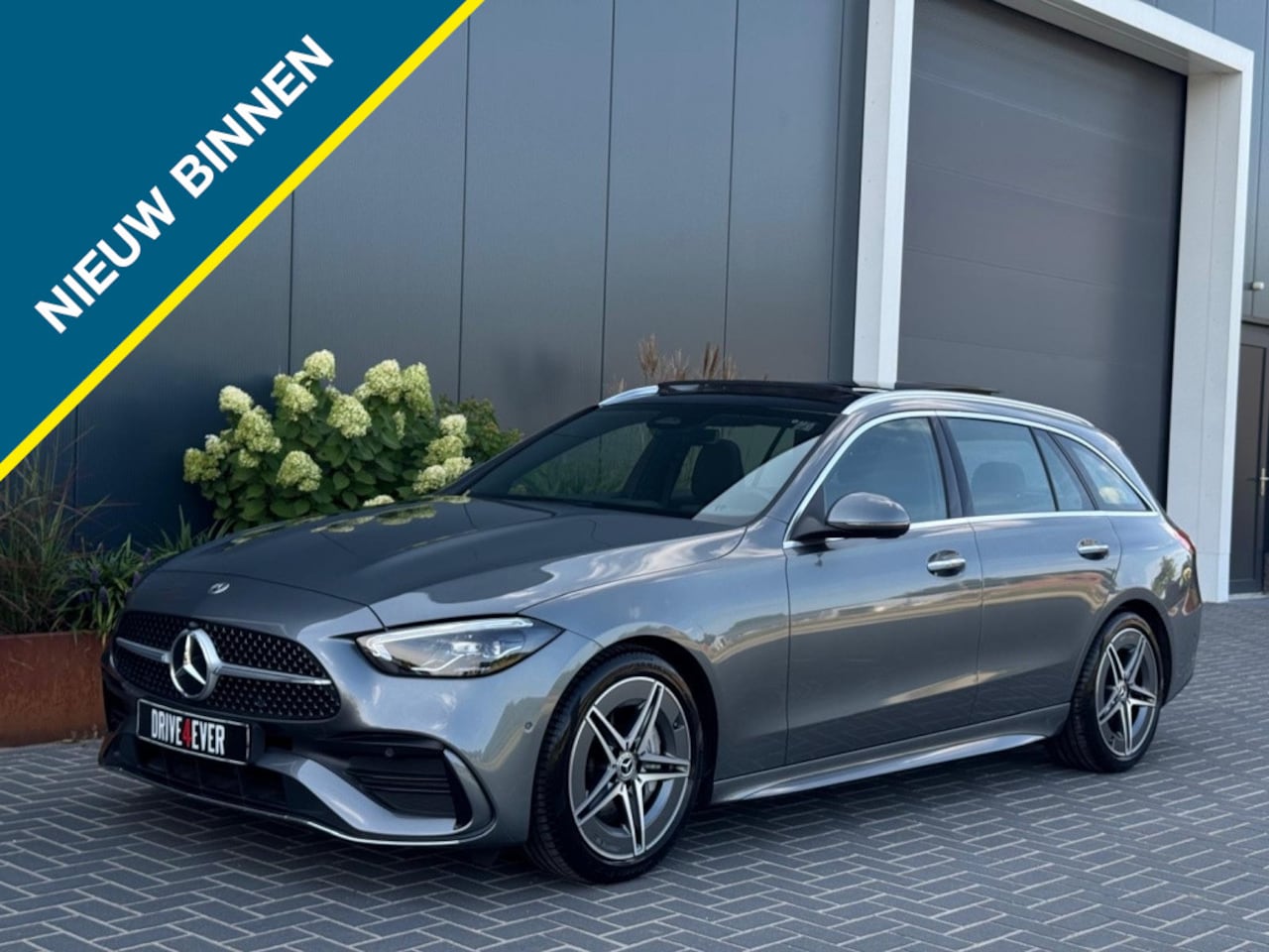 Mercedes-Benz C-klasse Estate - 200 AMG Line N24 FULL PANO NAVI CAMERA PDC CLIMATE LEDER - AutoWereld.nl