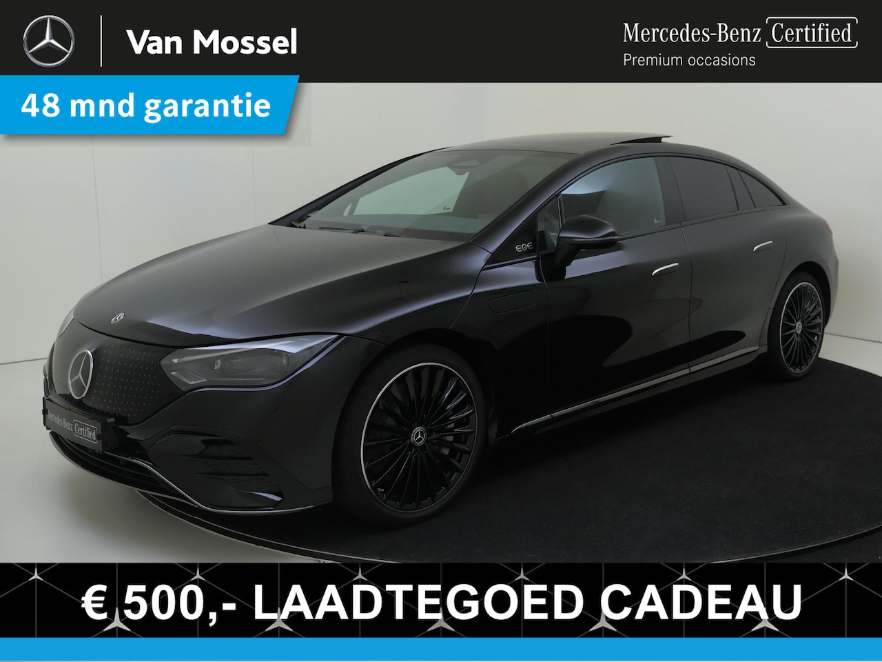 Mercedes-Benz EQE - 300 Business Solution AMG-Line 90 kWh / Stoelverwarming / 360Graden-Camera / Panaroma-schu - AutoWereld.nl