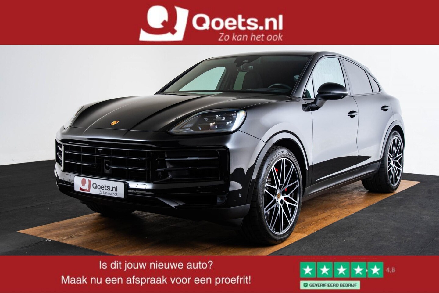 Porsche Cayenne Coupé - 4.0 S Trekhaak - Stoelventilatie/verwarming  - Bijrijdersdisplay - Sport chrono - Stuurbek - AutoWereld.nl