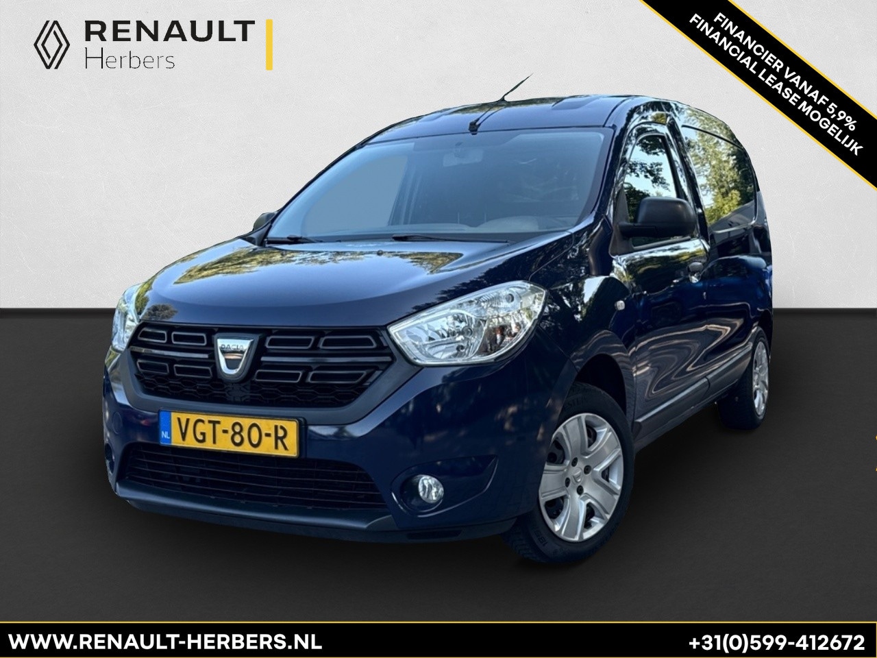 Dacia Dokker - 1.5 Blue dCi 90 Solid AIRCO / DEALER ONDERHOUDEN - AutoWereld.nl