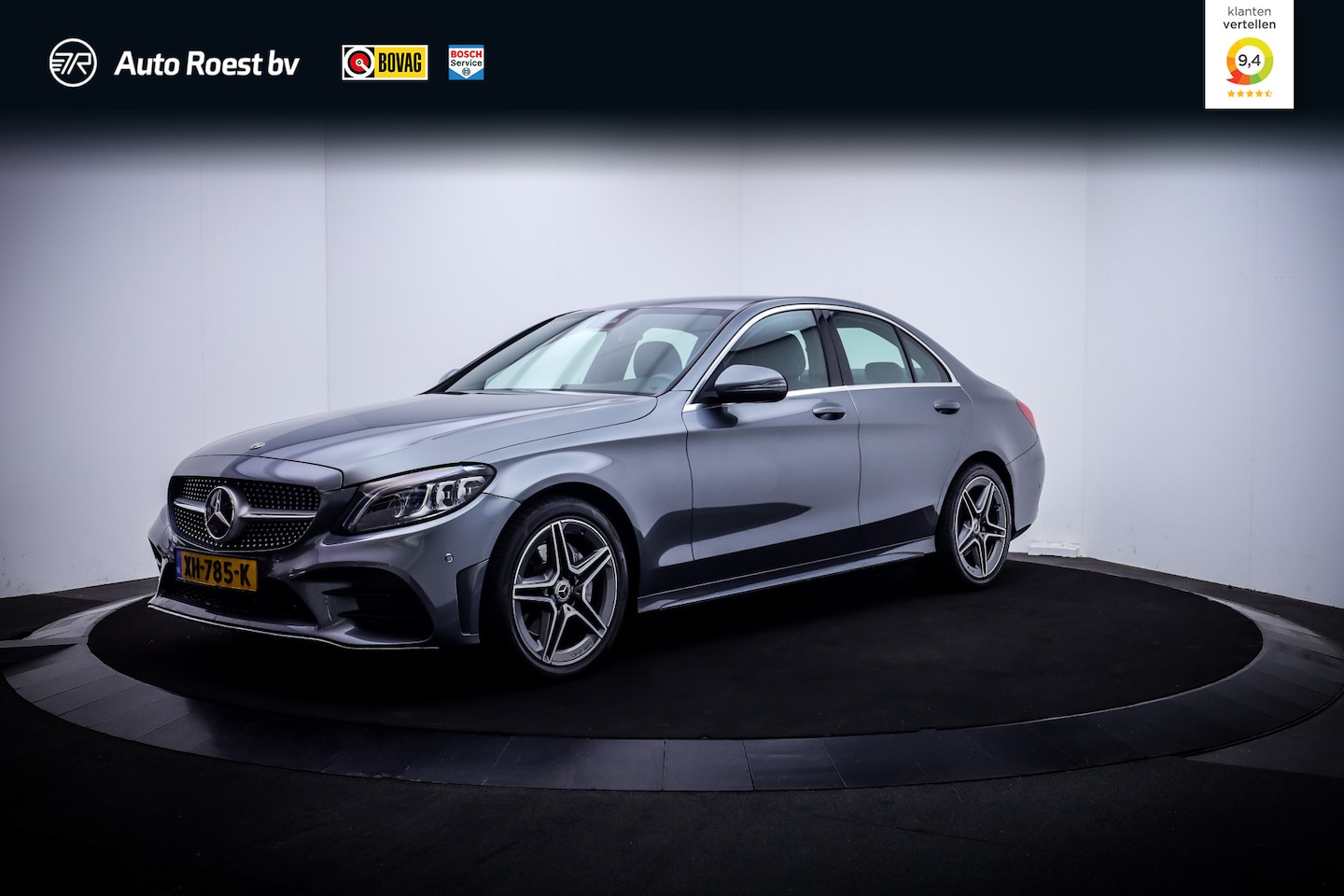 Mercedes-Benz C-klasse - 160 Aut. Business Solution AMG-LINE CAMERA | NAVI GR. | LEER | STOELVERW. | DAB | DIGIDASH - AutoWereld.nl