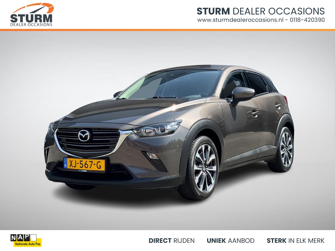 Mazda CX-3 - 2.0 SkyActiv-G 120 Sport Selected | Navigatie | Stoelverwarming | Cruise & Climate Control - AutoWereld.nl