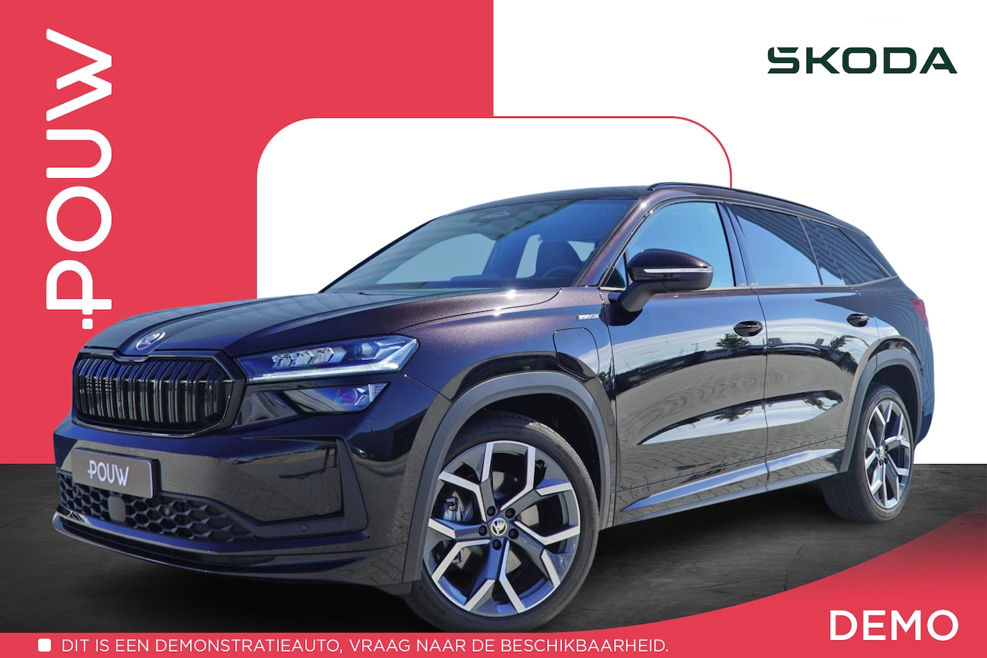 Skoda Kodiaq - 1.5 TSI 204pk PHEV Sportline Business | Trekhaak Wegklapbaar | Geheugen Bestuurdersstoel | - AutoWereld.nl