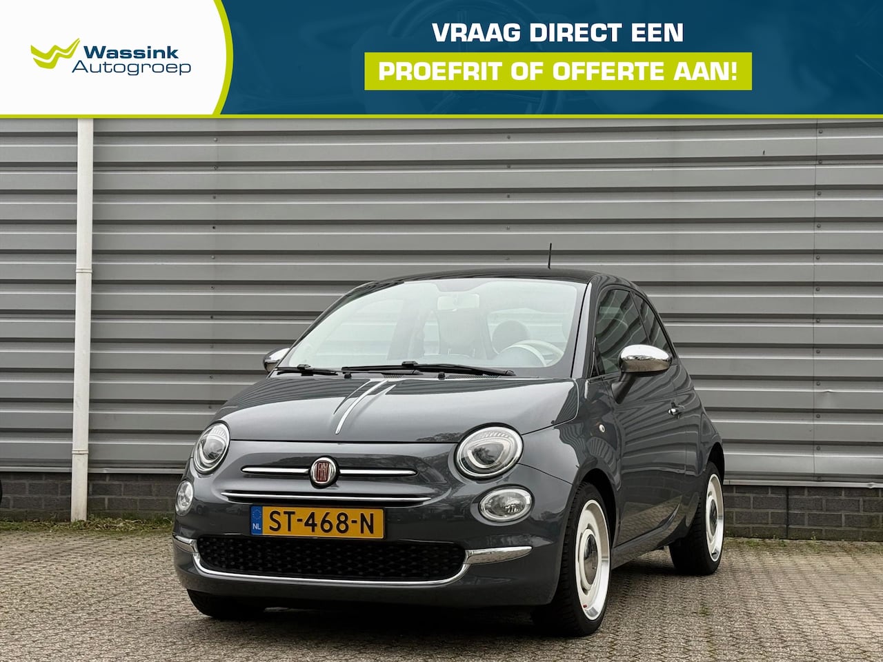 Fiat 500 - TwinAir 80pk Anniversario | Glazen Panoramadak | Speciale Retro Uitvoering | Cruise Contro - AutoWereld.nl