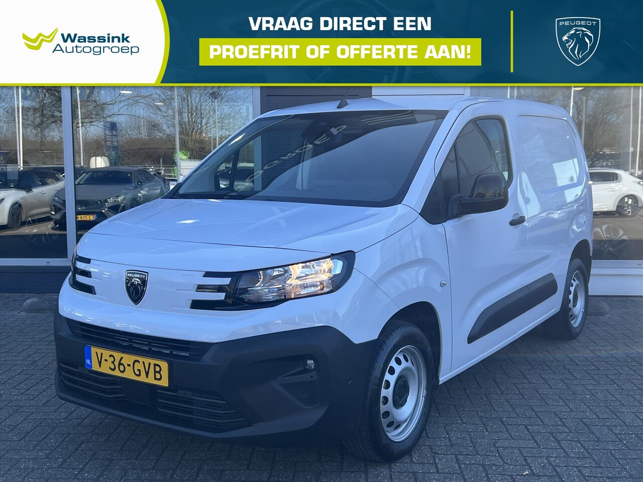 Peugeot Partner - 1.5 BlueHDi 100pk L1 | Trekhaak | Navigatie | Camera | Parkeersensoren | - AutoWereld.nl