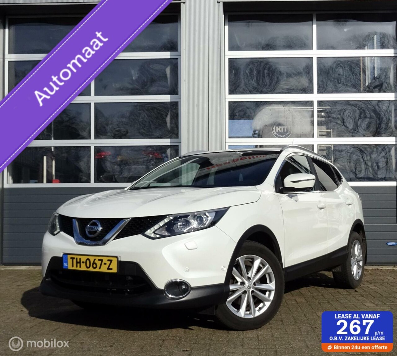Nissan Qashqai - 1.2 Tekna AUTOMAAT NAVI|CAMERA - AutoWereld.nl