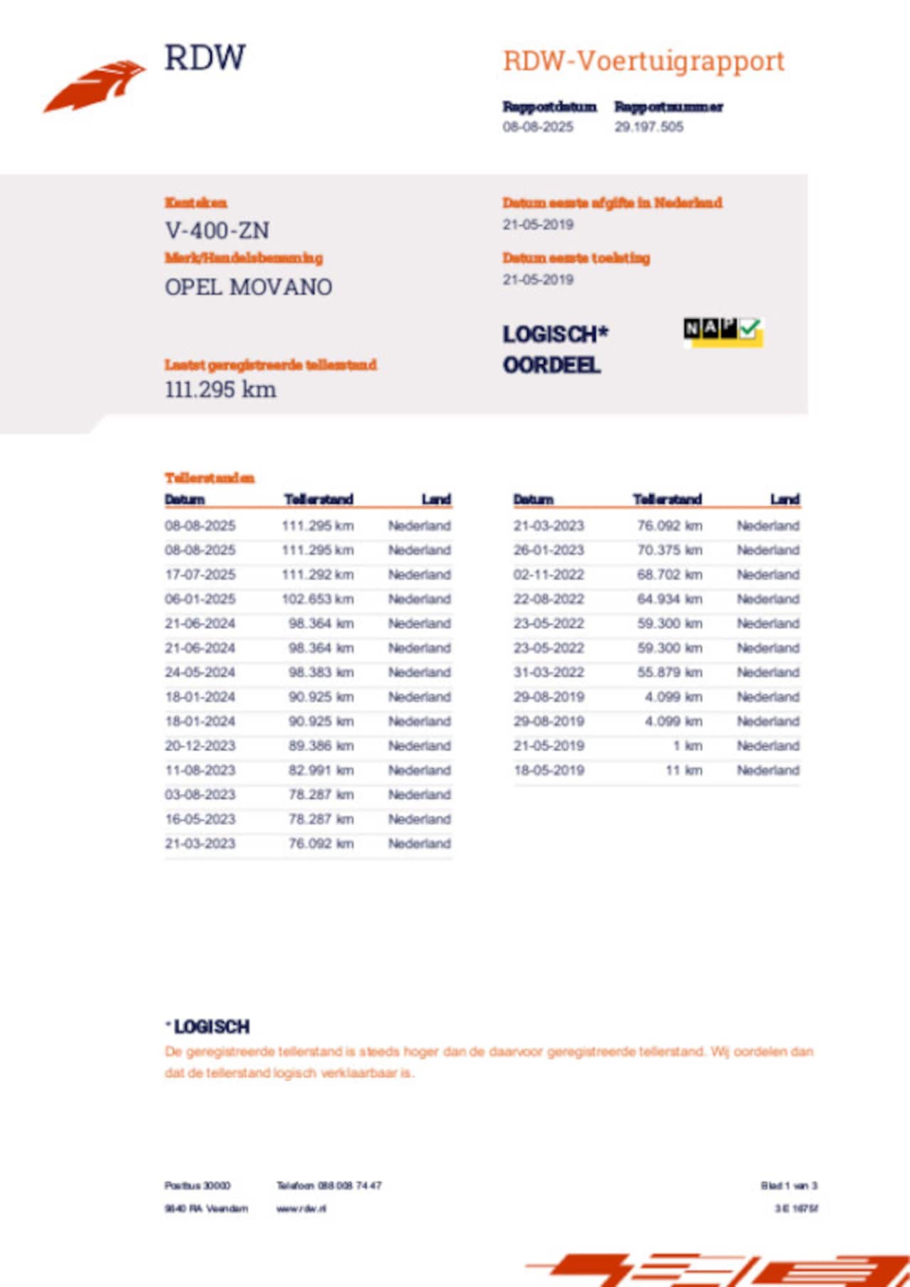 Opel Movano - 2.3 CDTI L2H2 airco cruise 111.000 km - AutoWereld.nl