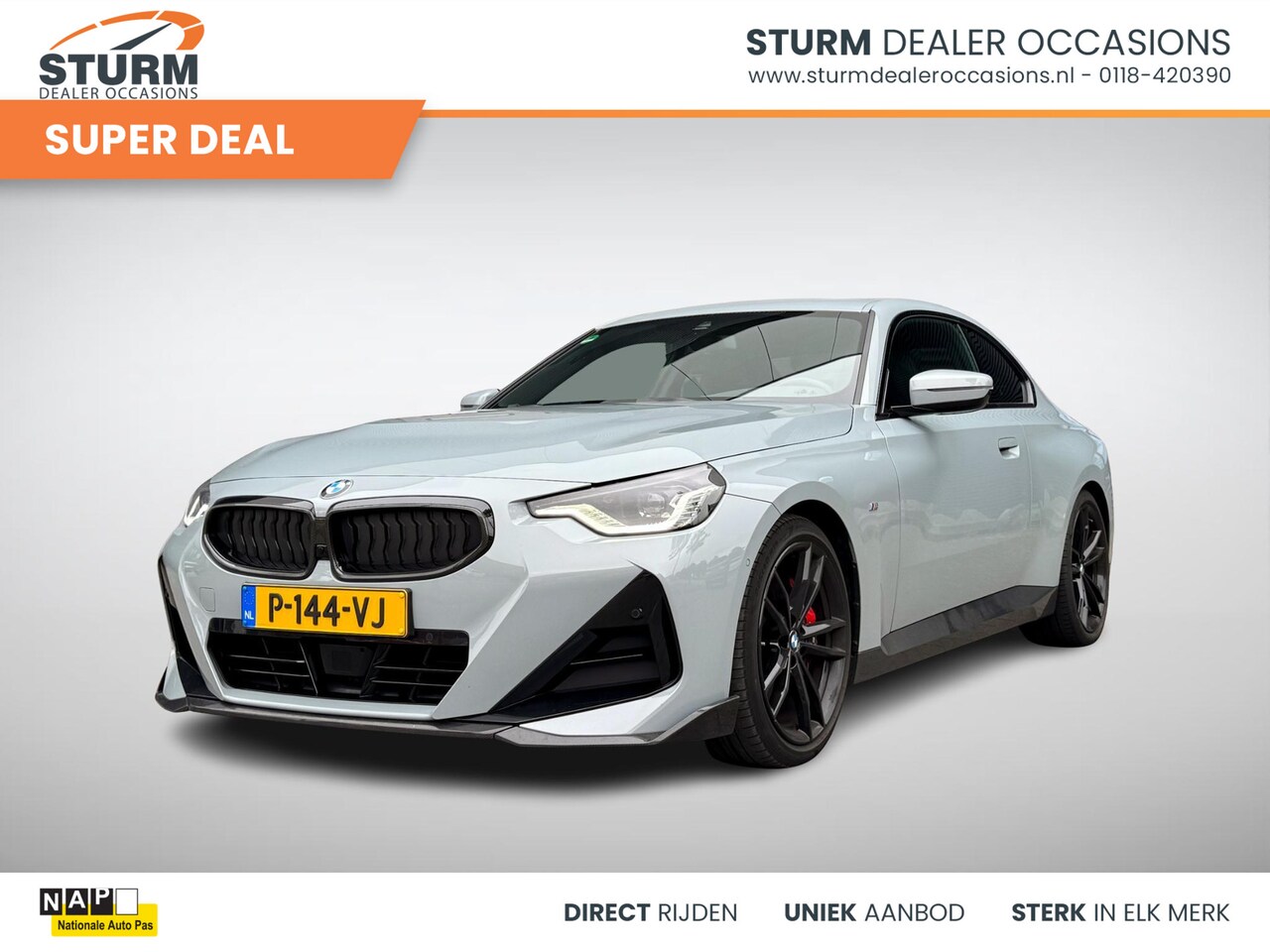 BMW 2-serie Coupé - 220i High Executive M Sport Pro NL-Auto! | Carbon Pakket | Schuif-/Kanteldak | Stuur- + St - AutoWereld.nl