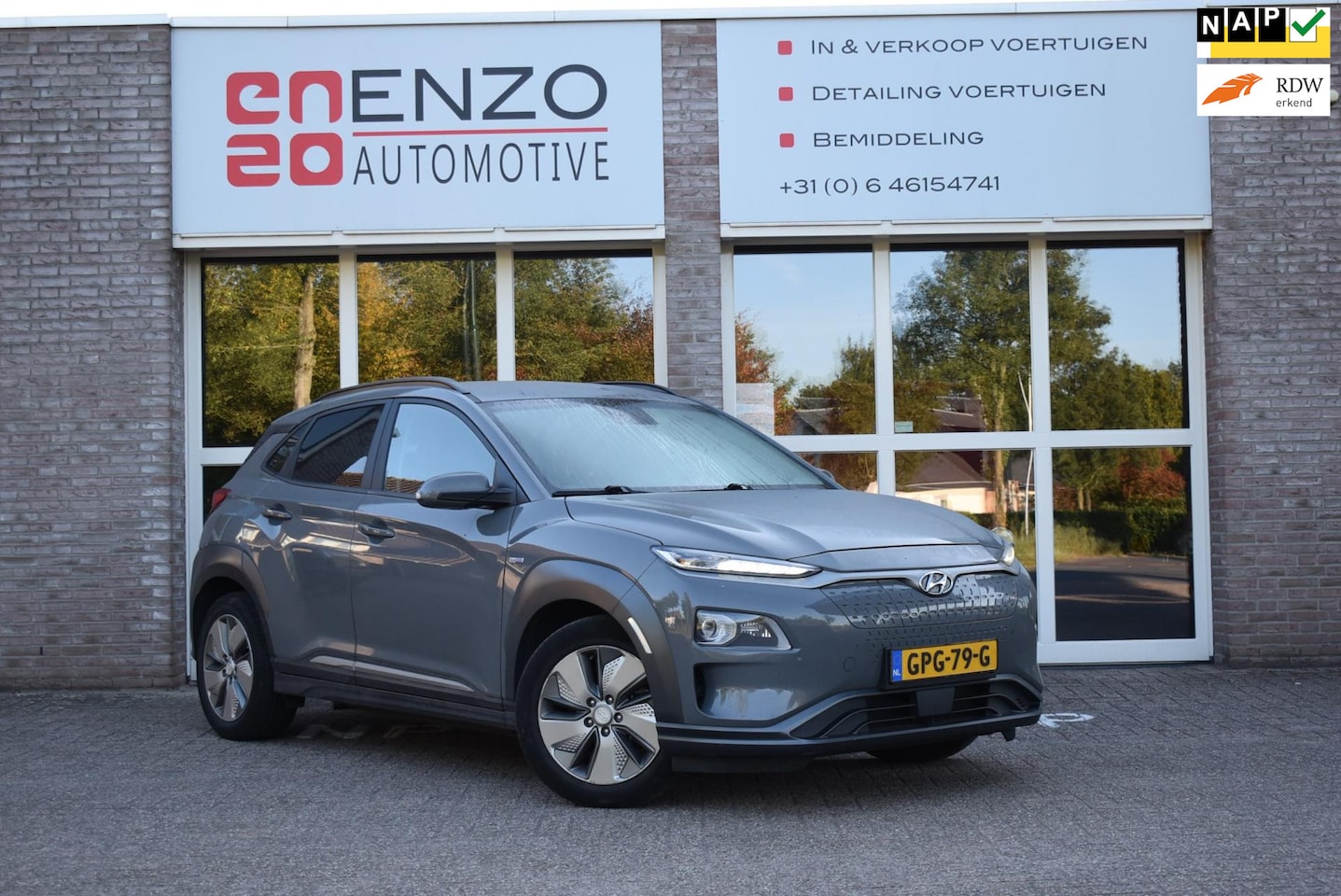 Hyundai Kona Electric - EV Comfort 64 kWh Vol Opties ACC Lane assist - AutoWereld.nl