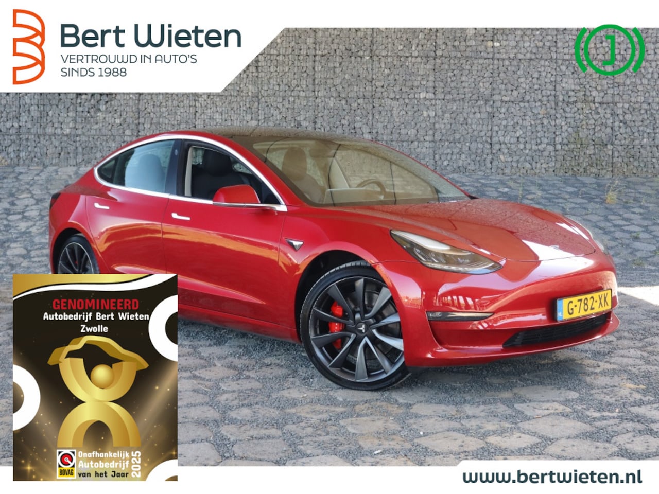 Tesla Model 3 - Performance AWD75kWh | Compleet | Rijklaar - AutoWereld.nl