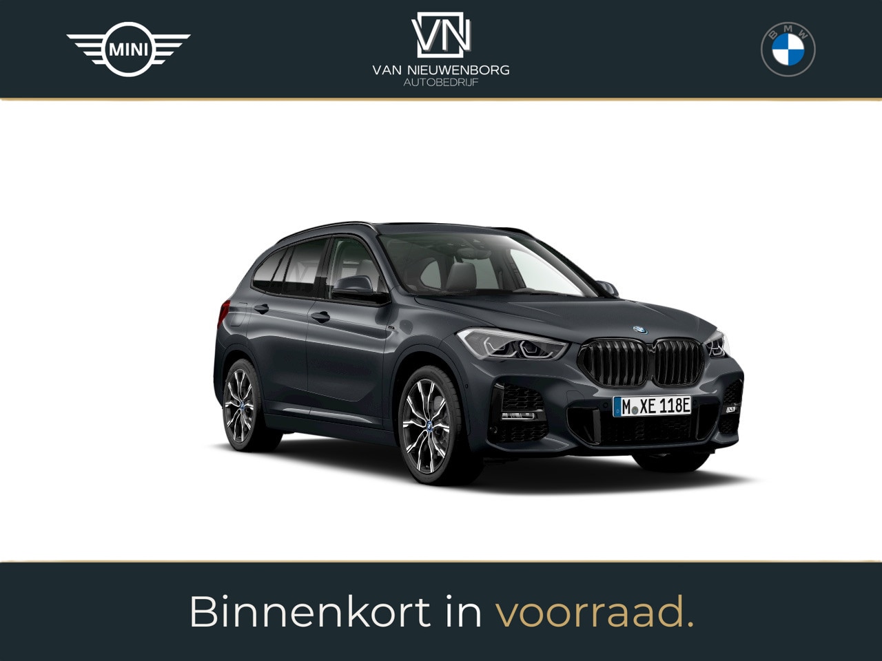BMW X1 - xDrive25e M-Sport Panoramadak Trekhaak Camera Head-Up Harman/Kardon Elekr. Stoelen Adapt. - AutoWereld.nl