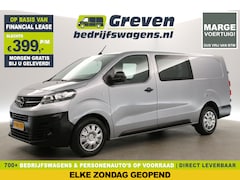 Opel Vivaro - 1.5 CDTI L3H1 | MARGE | Dubbele Cabine | 5 Persoons | Airco Cruise Carplay PDC Elektrpakke