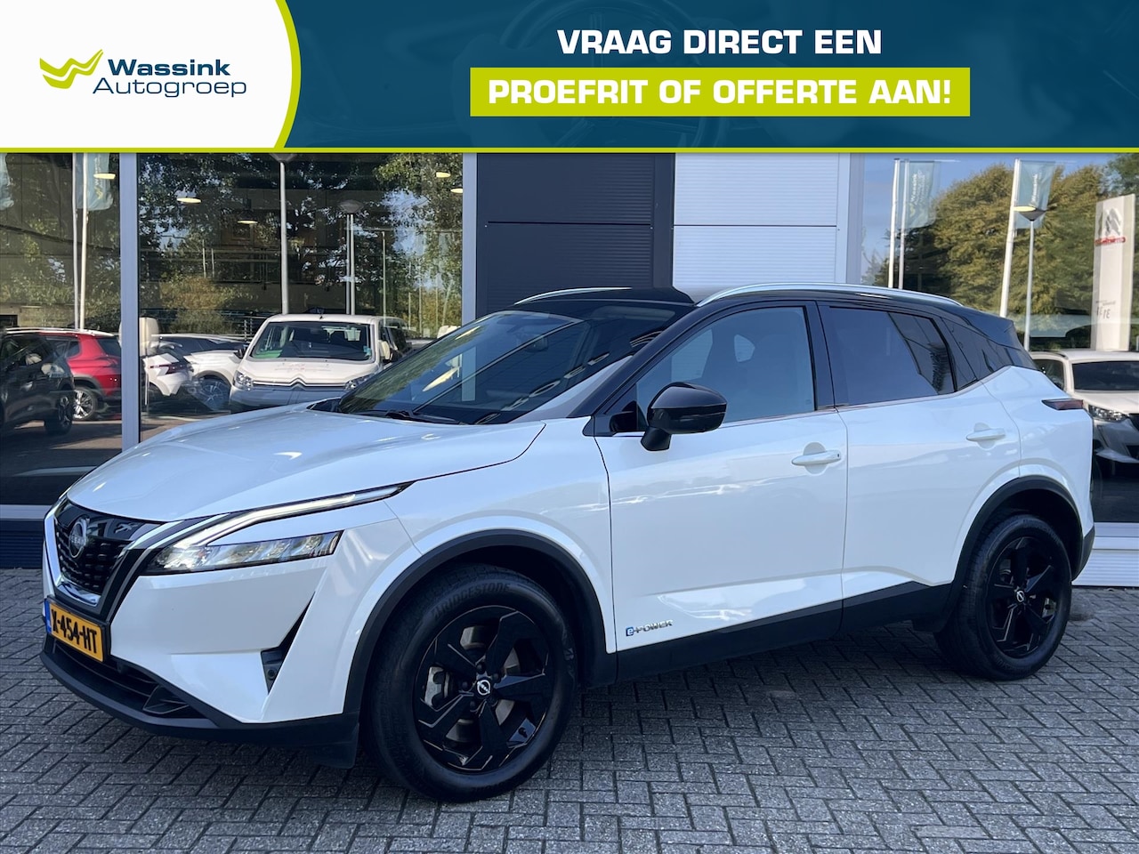 Nissan Qashqai - E-power 190pk Black Edition | Navigatie | Stoelverwarming | Cruise Control | Climate Contr - AutoWereld.nl