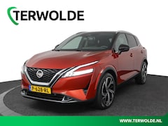Nissan Qashqai - 1.3 MHEV Xtronic 4WD Tekna Plus | UNIEK 4WD | Trekhaak | 1800kg trekvermogen | Leer | Pano