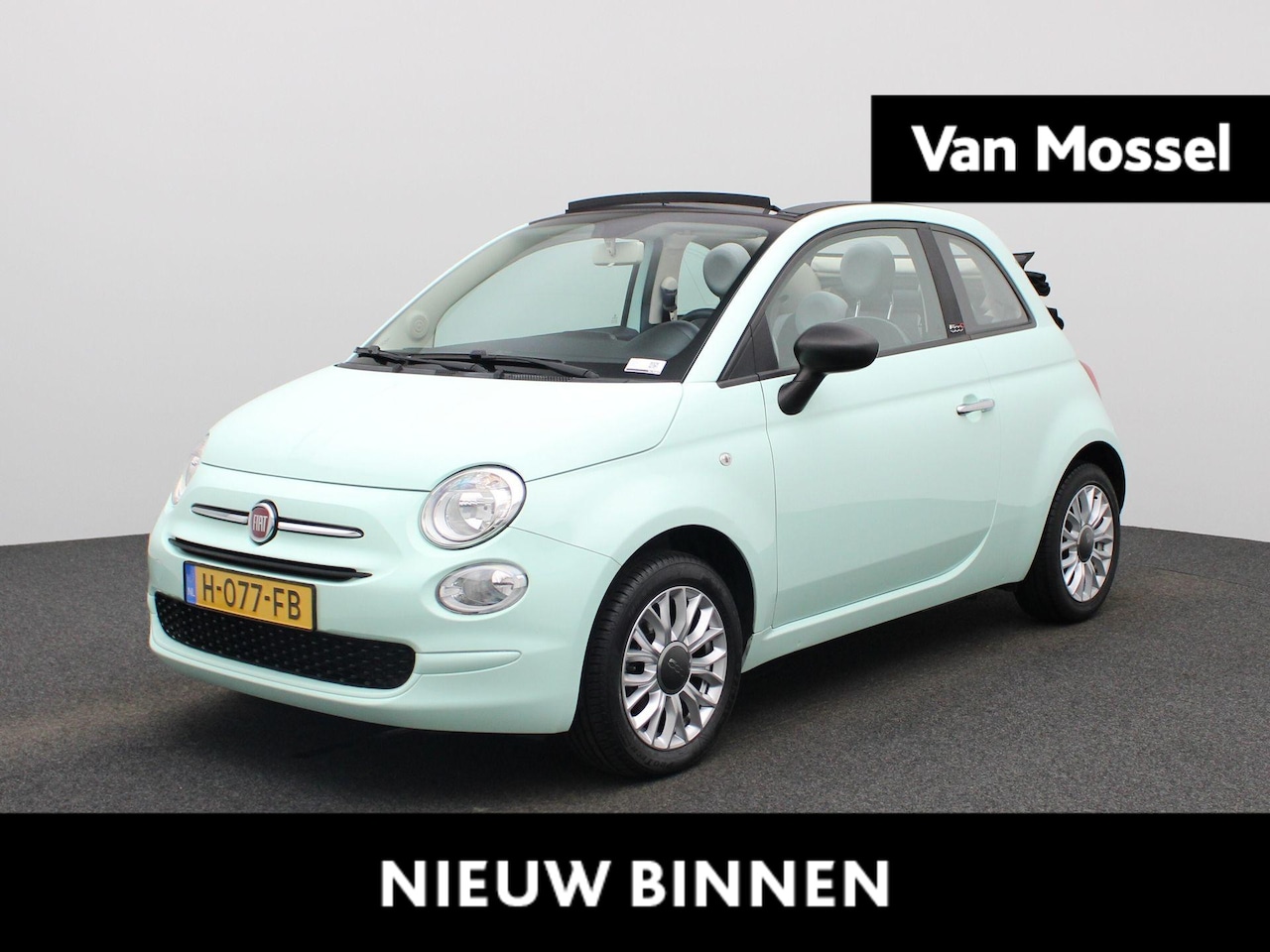 Fiat 500 - 1.2 Young | CABRIO | CARPLAY | CRUISE CONTROL | AIRCO | ELEKTRISCHE RAMEN | BLUETOOTH | - AutoWereld.nl