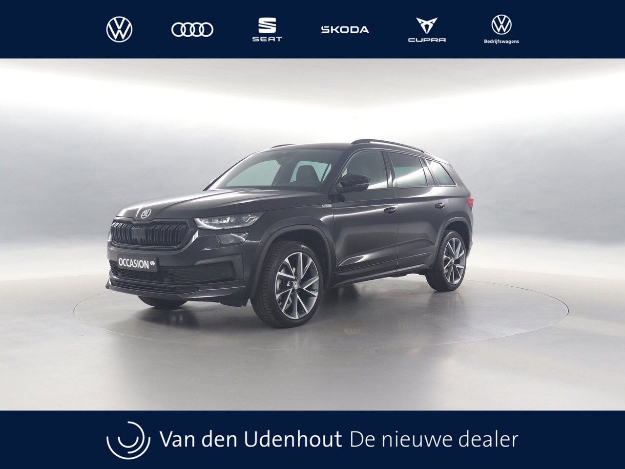 Skoda Kodiaq - 1.5 TSI 150pk Automaat Sportline Business / 20 inch / Matrix LED / Keyless - AutoWereld.nl