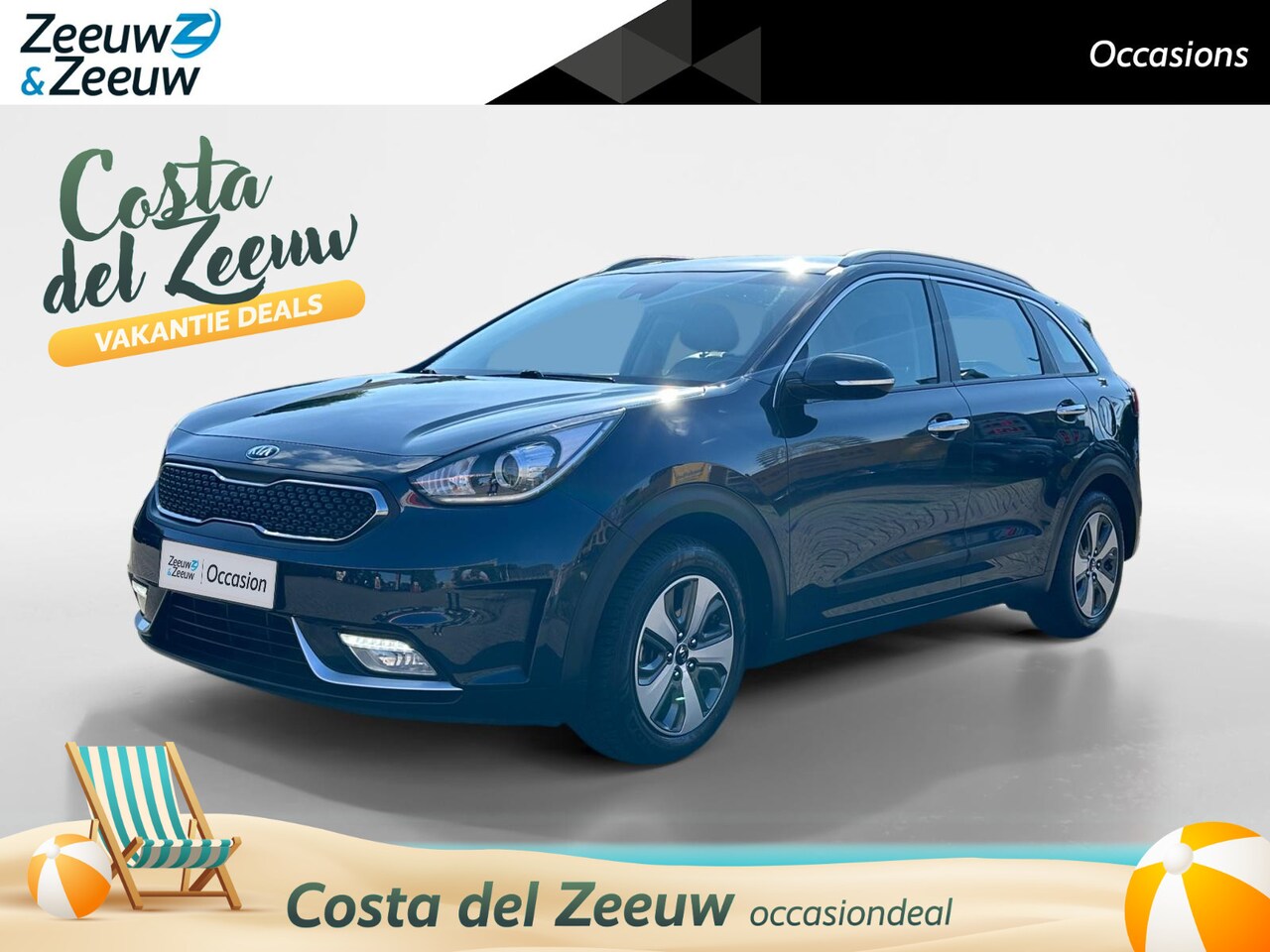 Kia Niro - 1.6 GDi Hybrid ExecutiveLine | Trekhaak | Zomer en Winter Banden | Climate | Cruise | Acht - AutoWereld.nl