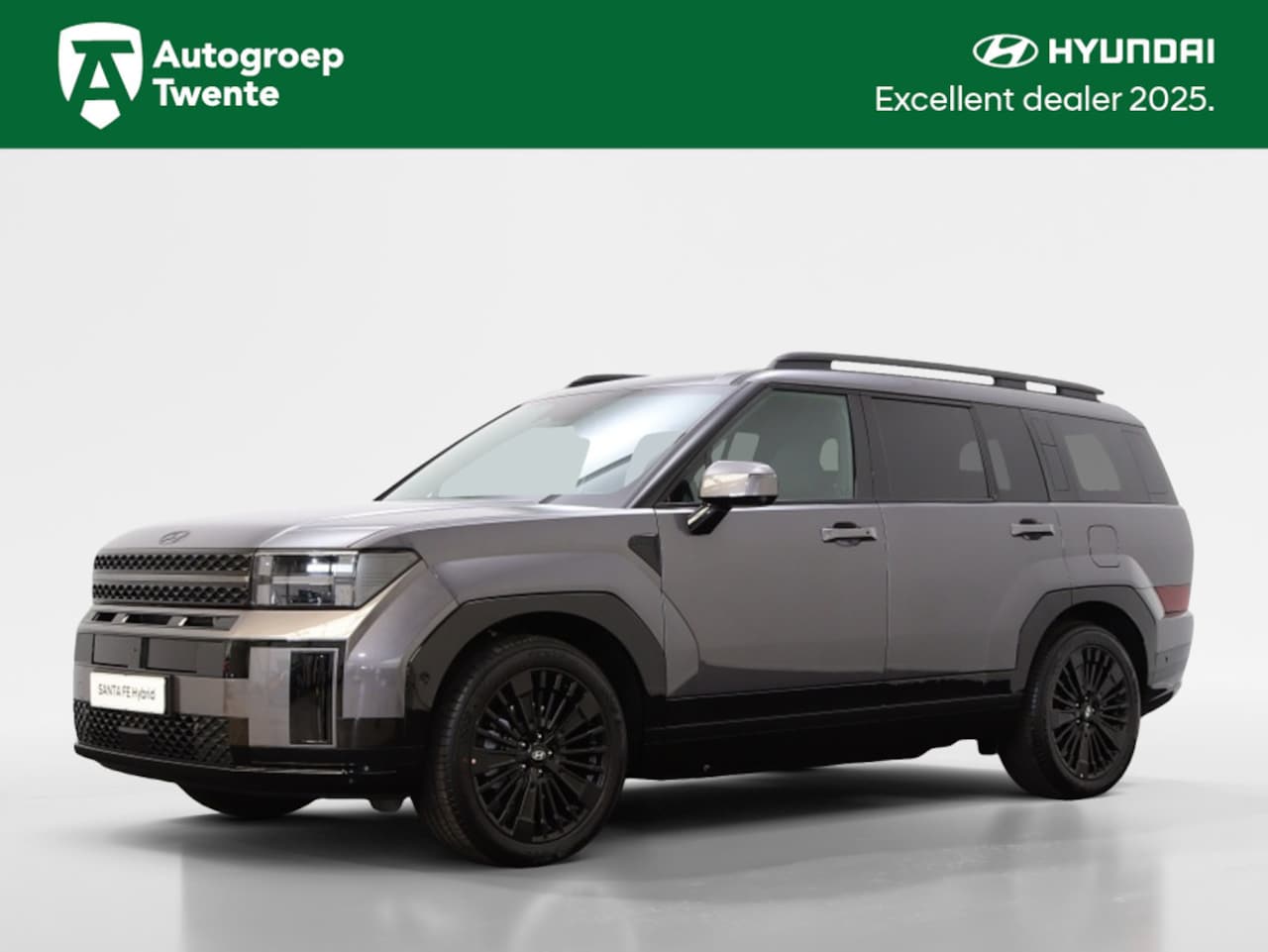 Hyundai Santa Fe - 1.6 T-GDI PHEV | Private lease 1219.- | Black line | 6 zitter | - AutoWereld.nl